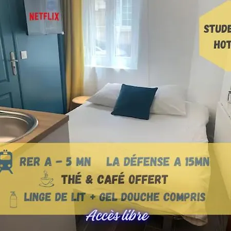 Appart' Studette Cosy - Stade U Arena * Maisons-Laffitte